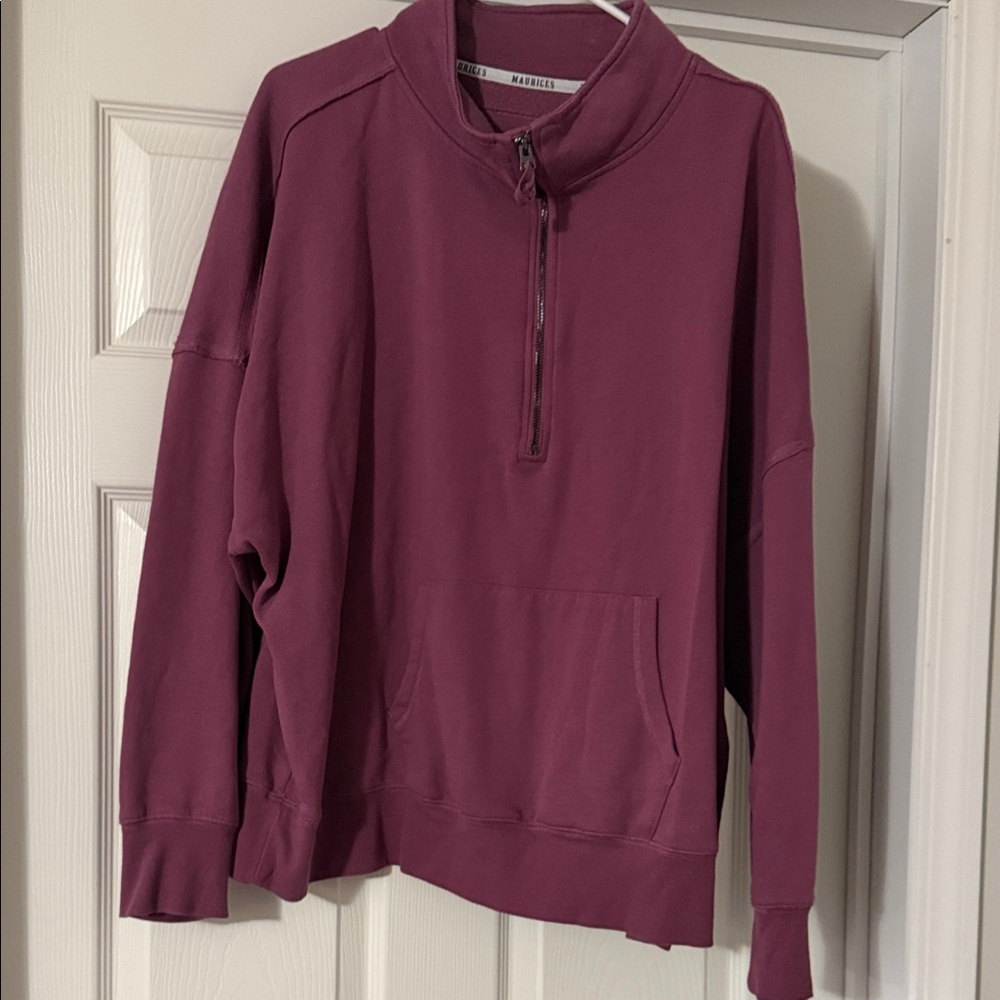 Maurices Maroon Sweatshirt